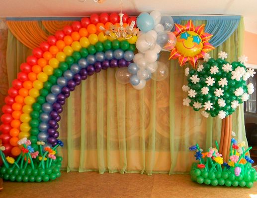 Детские украшения из шаров